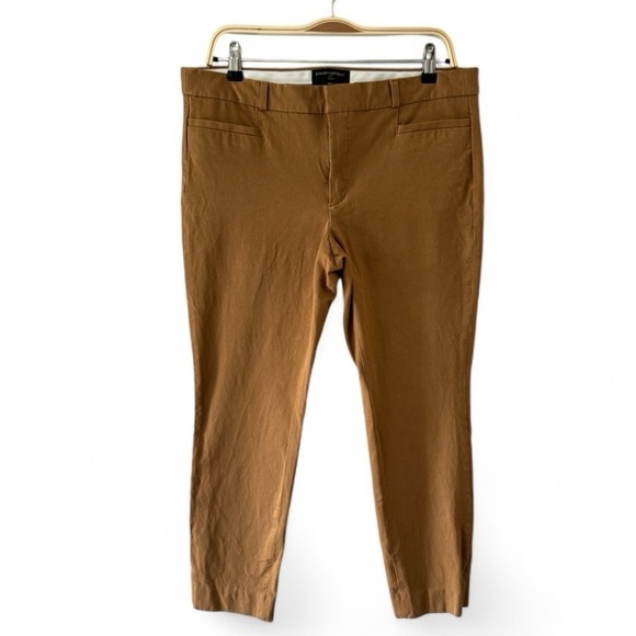 Banana Republic Sloan Fit Brown Stretchy Pants Size 12 Great Condition - Picture 4 of 7
